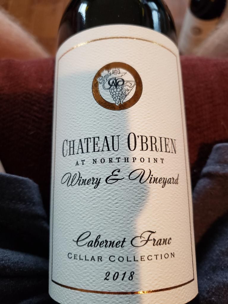 2018 Chateau O'Brien Cabernet Franc Cellar Collection, USA, Virginia ...