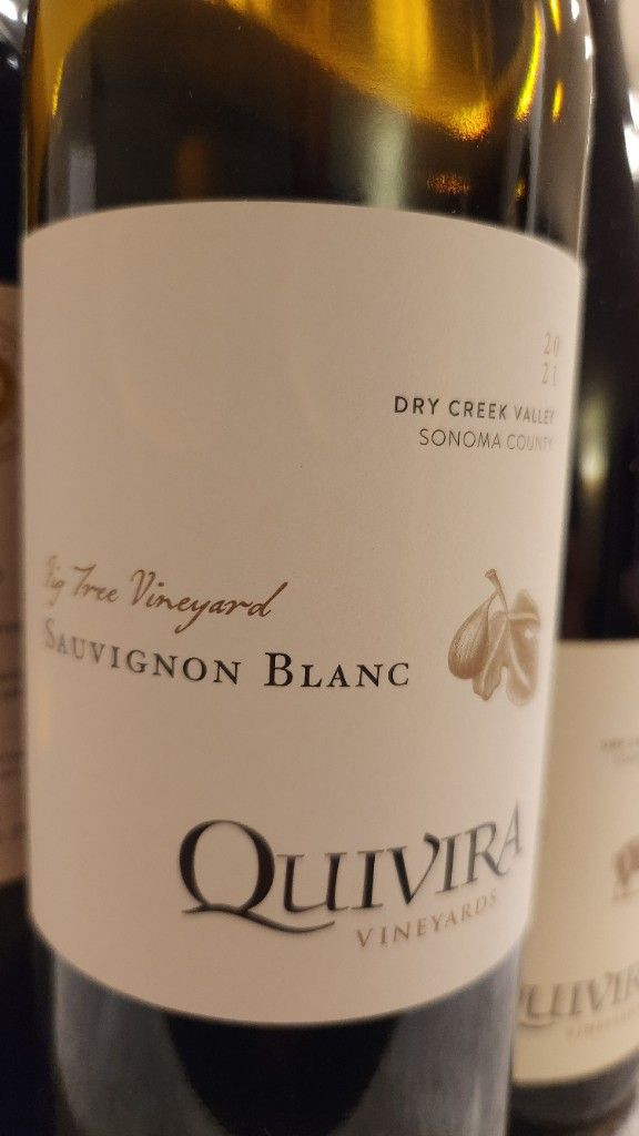 2021 Quivira Sauvignon Blanc Fig Tree Vineyard, USA, California, Sonoma