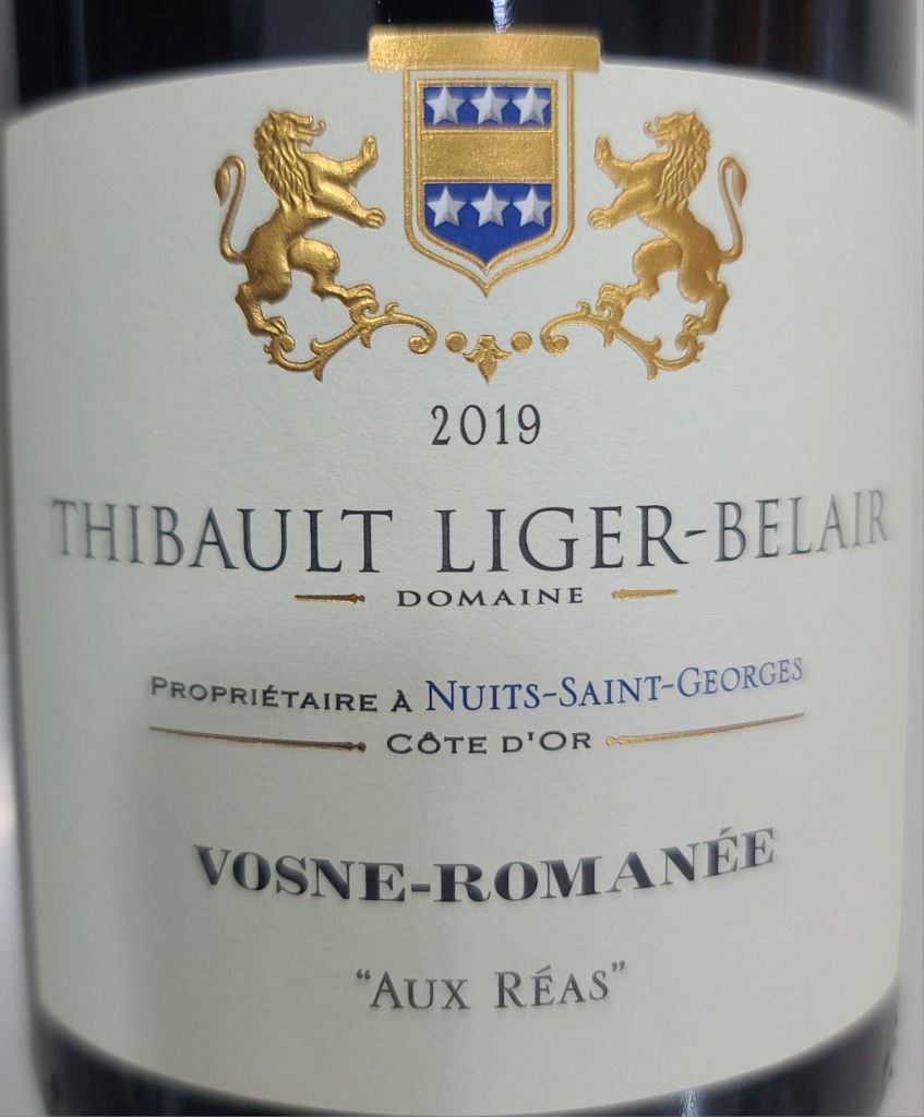 2019 Thibault Liger-Belair Vosne-Romanée Aux Réas - CellarTracker