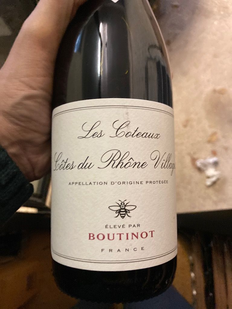 2021 Boutinot Côtes du Rhône Villages Les Côteaux, France, Rhône