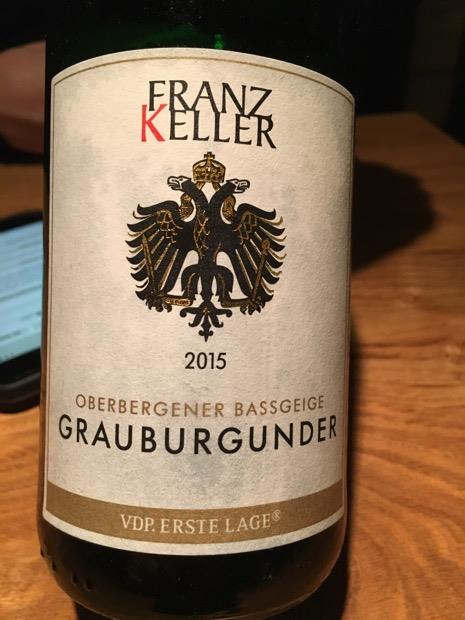 15 Weingut Franz Keller Oberbergener Bassgeige Grauburgunder Germany Baden Cellartracker