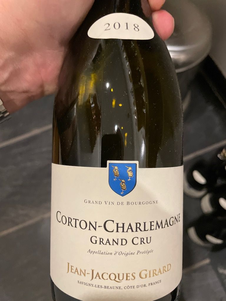 2021 Domaine JeanJacques Girard CortonCharlemagne, France, Burgundy, Côte de Beaune, Corton