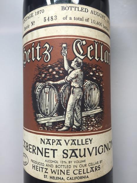 1970 Heitz Cellar Cabernet Sauvignon Martha's Vineyard - CellarTracker