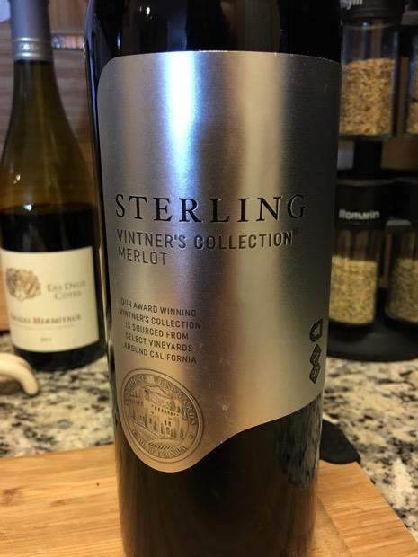 2015 Sterling Vineyards Merlot Vintner's Collection, USA, California ...