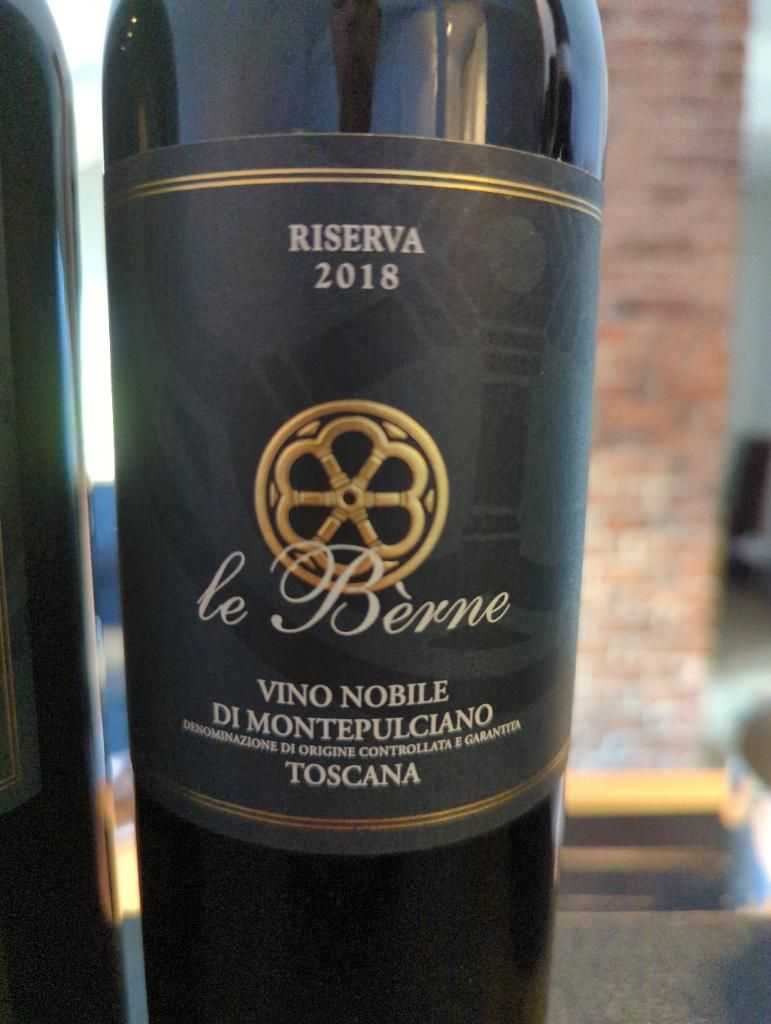 2018 Le Bèrne Vino Nobile di Montepulciano Riserva, Italy, Tuscany ...