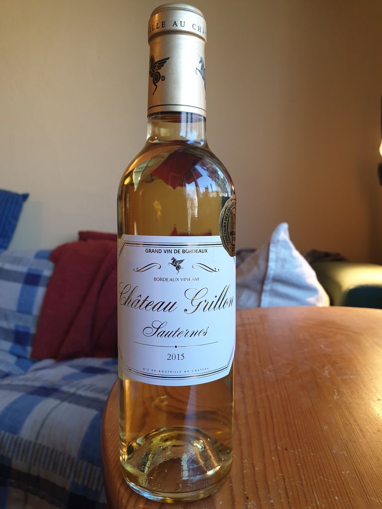 2015 Château Grillon, France, Bordeaux, Sauternais, Sauternes ...