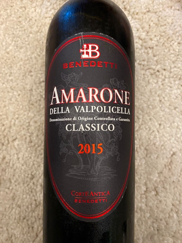 2015 Benedetti Amarone della Valpolicella Classico