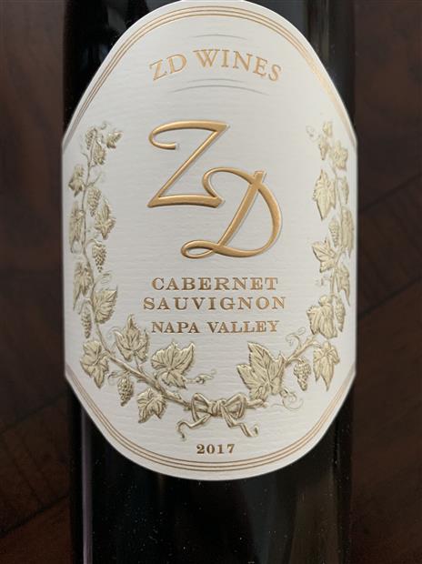 2017 ZD Wines Cabernet Sauvignon, USA, California, Napa Valley ...