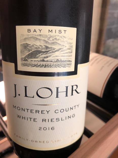 2016 J. Lohr White Riesling Bay Mist, USA, California, Central Coast ...
