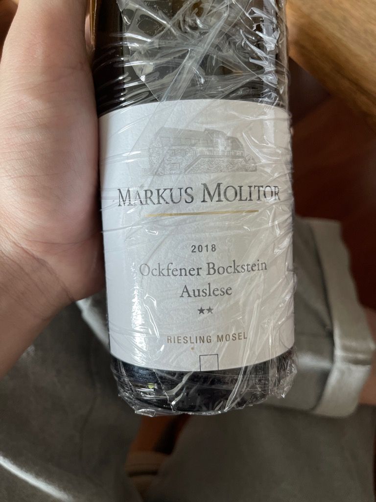 2020 markus molitor ockfener bockstein riesling auslese white