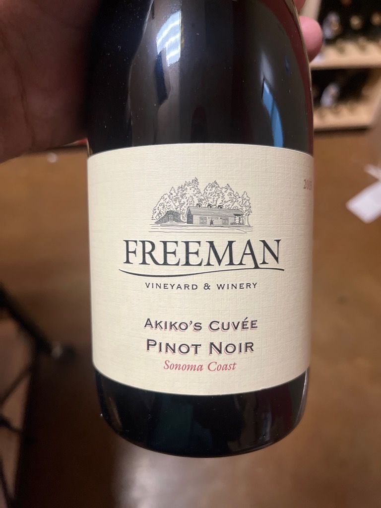 2019 Freeman Pinot Noir Akiko's Cuvée - CellarTracker