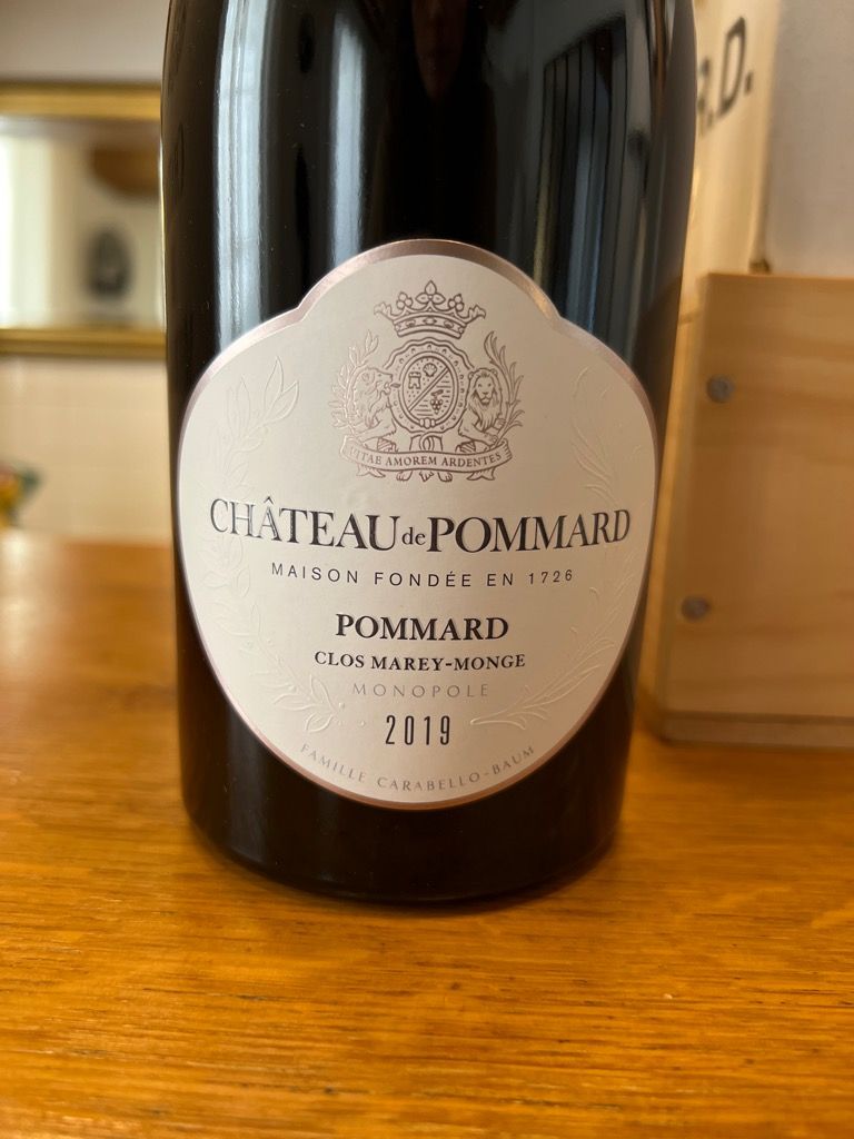 2019 Château de Pommard Pommard Clos Marey Monge - CellarTracker