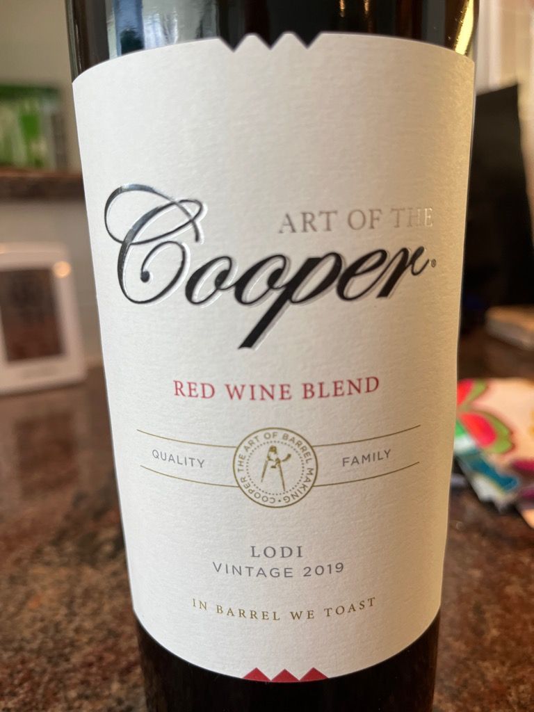 2022 Art of the Cooper Red Wine, USA, California, Central Valley, Lodi ...