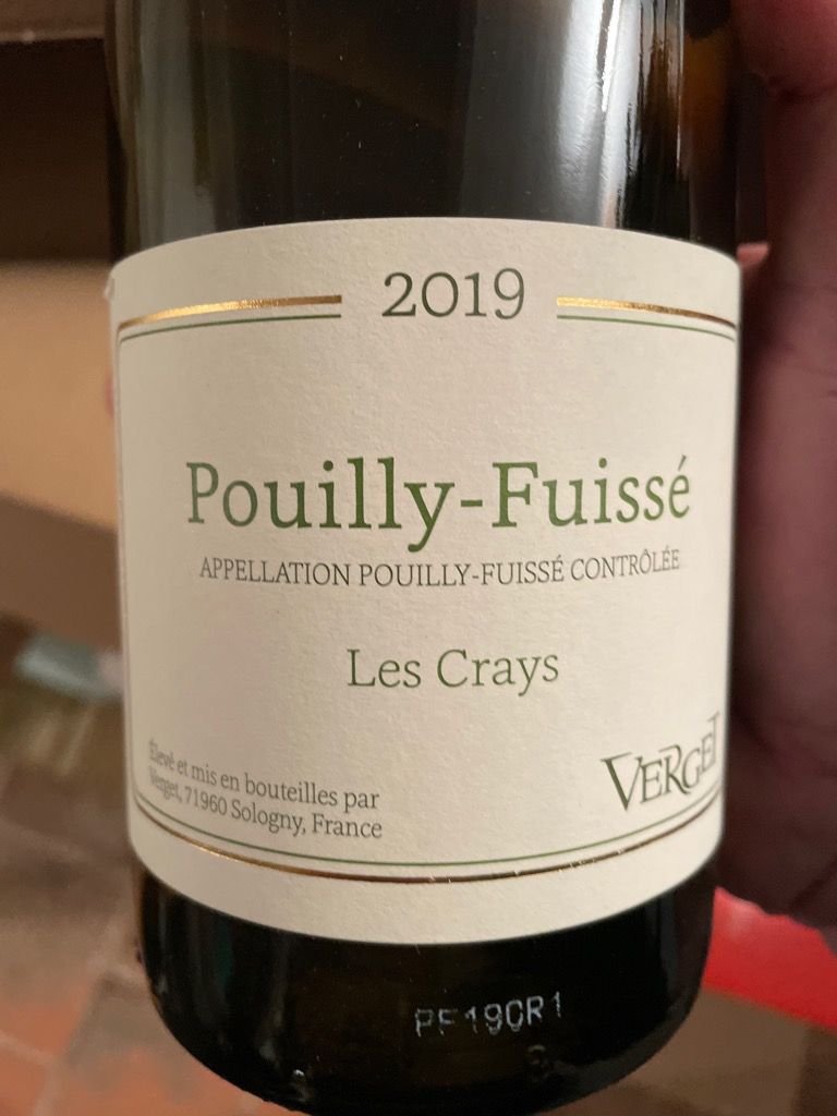 2013 Verget Pouilly-Fuissé Les Crays, France, Burgundy, Mâconnais ...