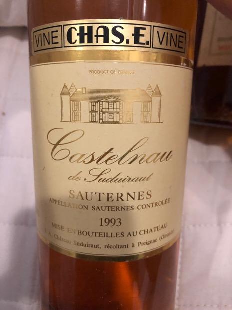 2001 Château Suduiraut Castelnau de Suduiraut - CellarTracker