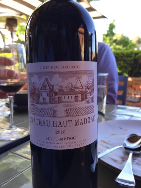 2016 Château Haut-Madrac - CellarTracker