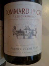 1992 Patrick Clemencet Pommard 1er Cru Les Charmots