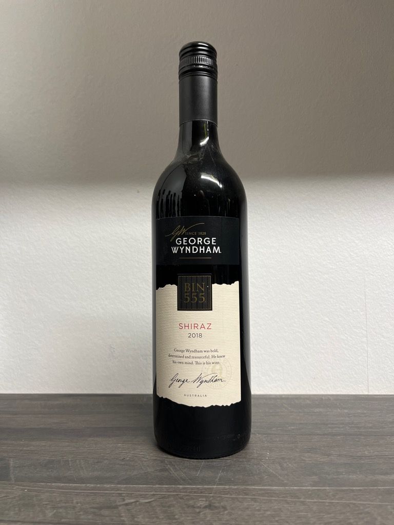 2018 George Wyndham Shiraz Bin 555 - CellarTracker