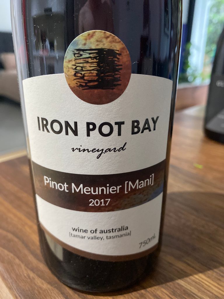 2017 Iron Pot Bay Pinot Meunier Mani, Australia, Tasmania, Tamar Valley