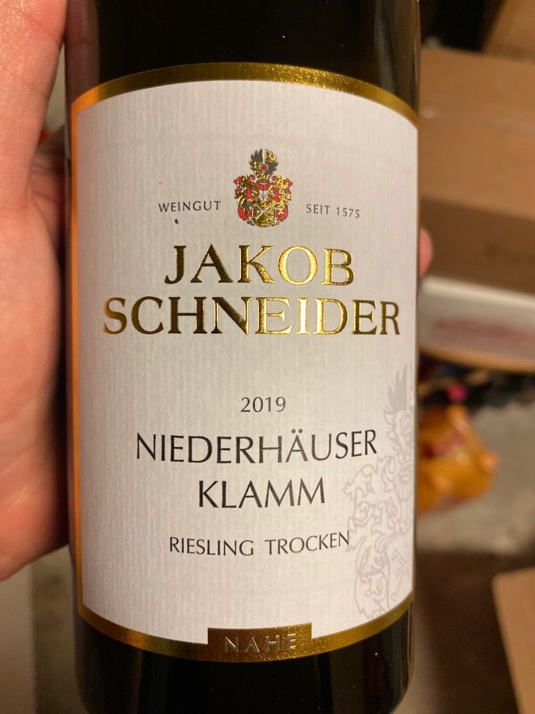 2019 Weingut Jakob Schneider Niederhäuser Klamm Riesling Trocken ...