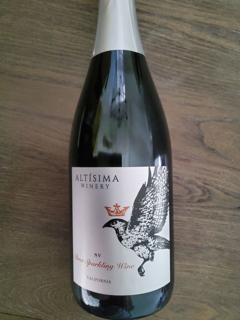NV Altisima Brut Sparkling Wine, USA, California, South Coast, Temecula