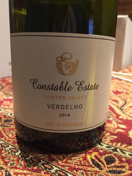 2016 Constable Estate Verdelho, Australia, New South Wales, Hunter 