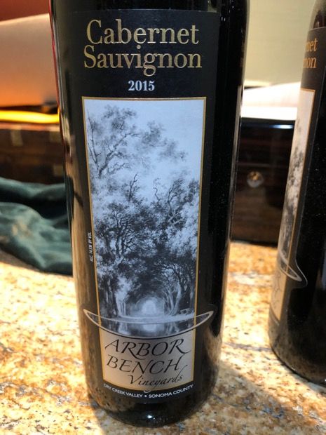 2015 arbor bench cabernet sauvignon, usa, california