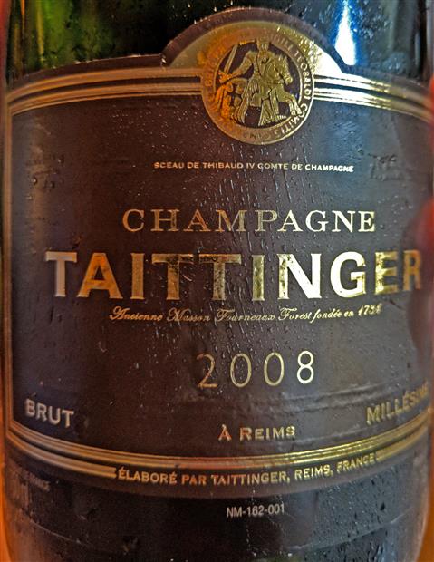 2002 Taittinger Champagne Brut Millésimé - CellarTracker
