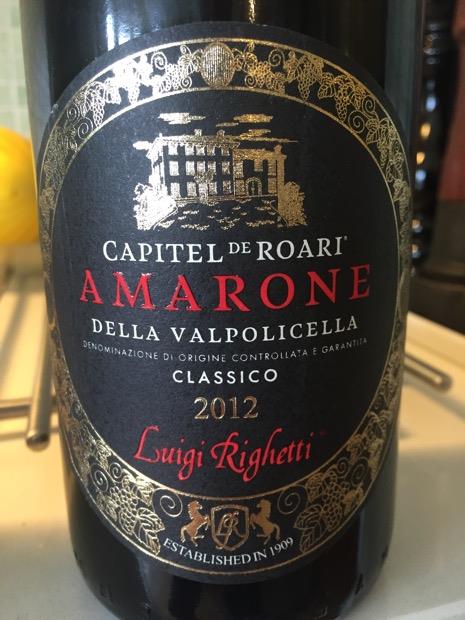 Amarone della Valpolicella Capitel de Roari 2019 Righetti