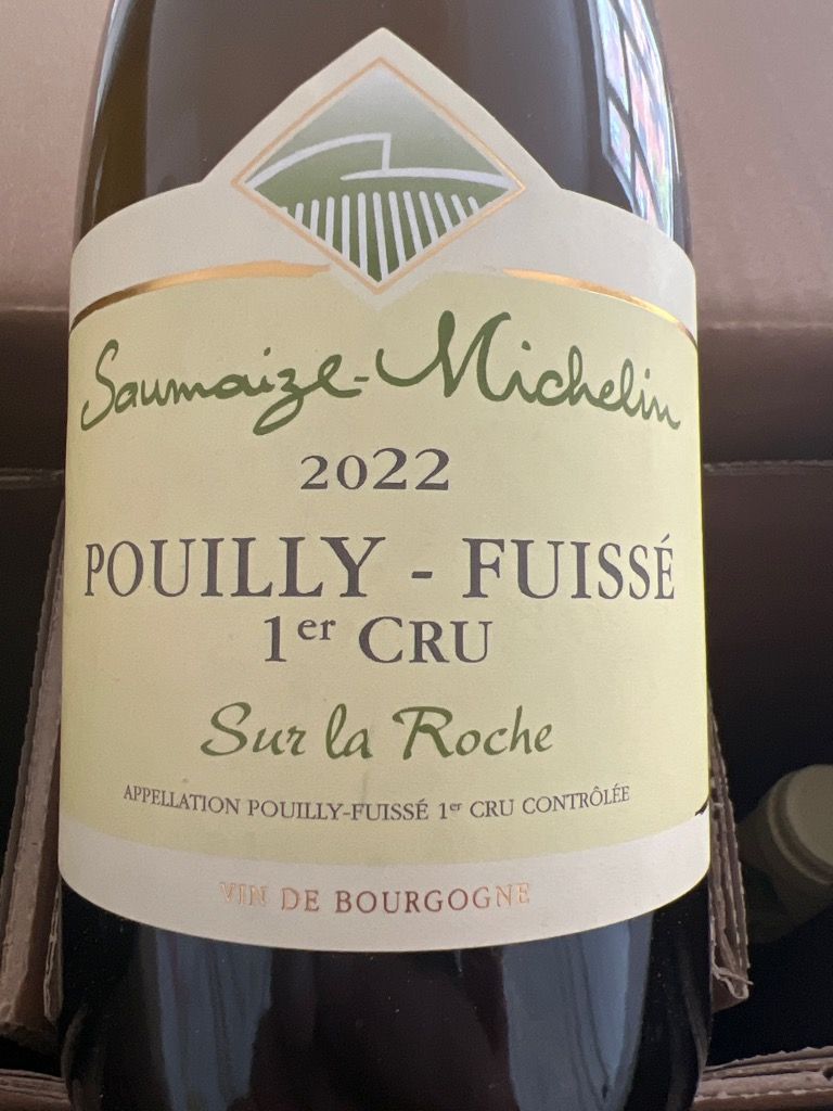 白ワインSaumaize-Michelin Pouilly-Fuissé2022 2022 Domaine Saumaize-Michelin Pouilly-Fuissé Premier Cru Sur la