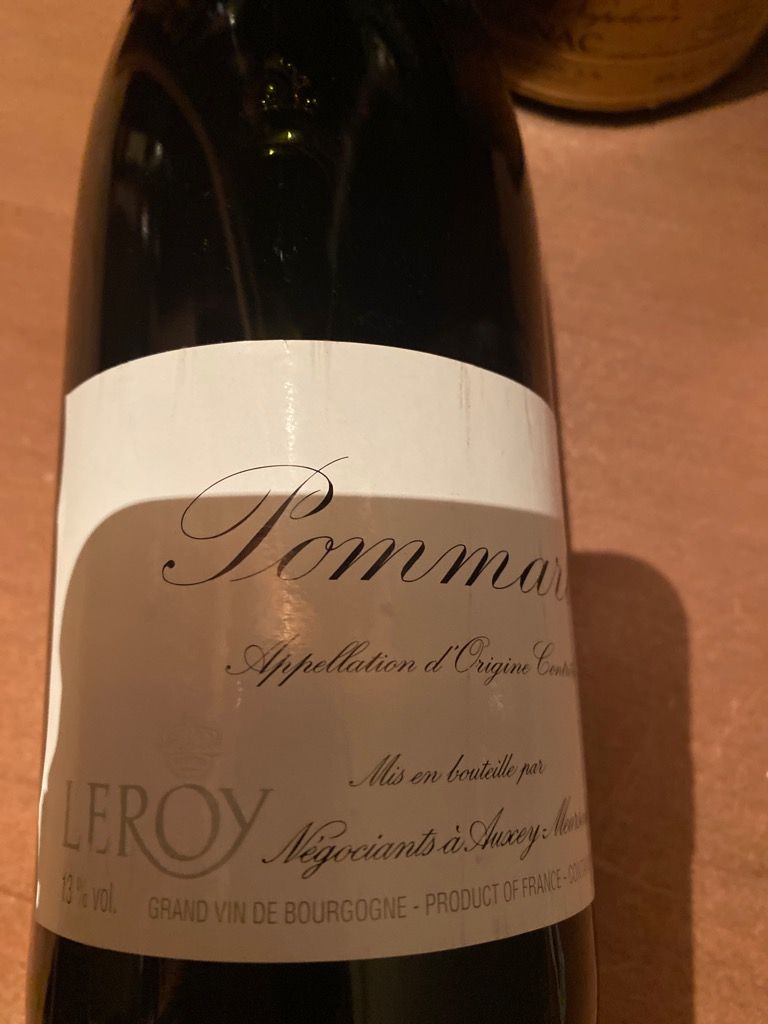 2002 Maison Leroy Pommard 1er Cru - CellarTracker