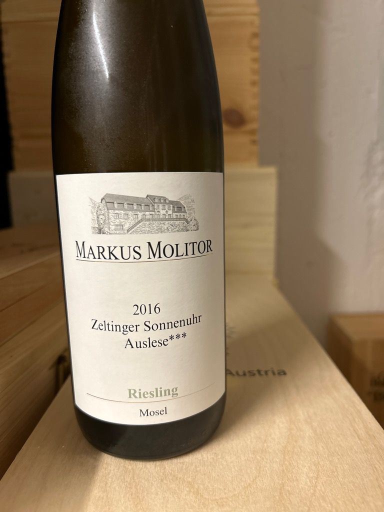 2016 Markus Molitor Zeltinger Sonnenuhr Riesling Auslese ** (White ...