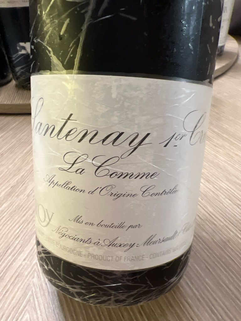 初売り旅行 Santenay Leroy Maison 2009 1er CellarTracker - Comme La Cru ワイン
