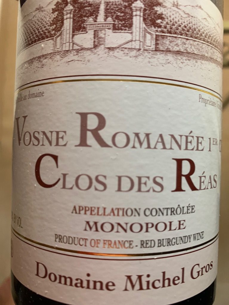2017 Domaine Michel Gros Vosne-Romanée 1er Cru Clos des Réas