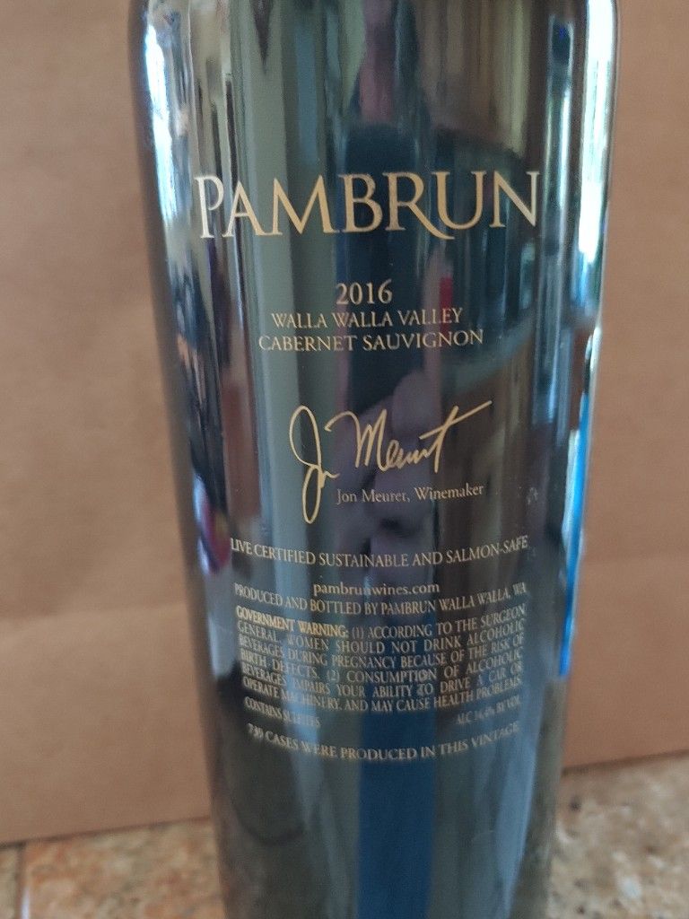2016 Pambrun Sauvignon, USA, Washington, Columbia Valley