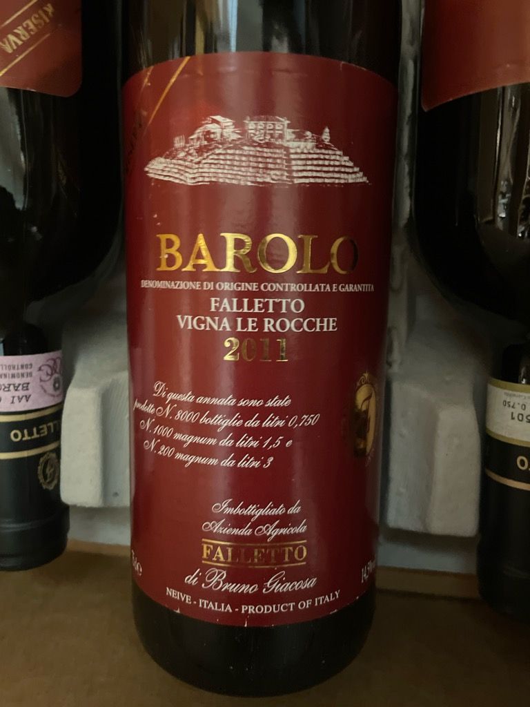 2011 Bruno Giacosa Barolo Riserva Falletto Vigna Le Rocche