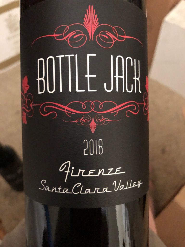 2018 Bottle Jack Wines Firenze, USA, California, Central Coast CellarTracker