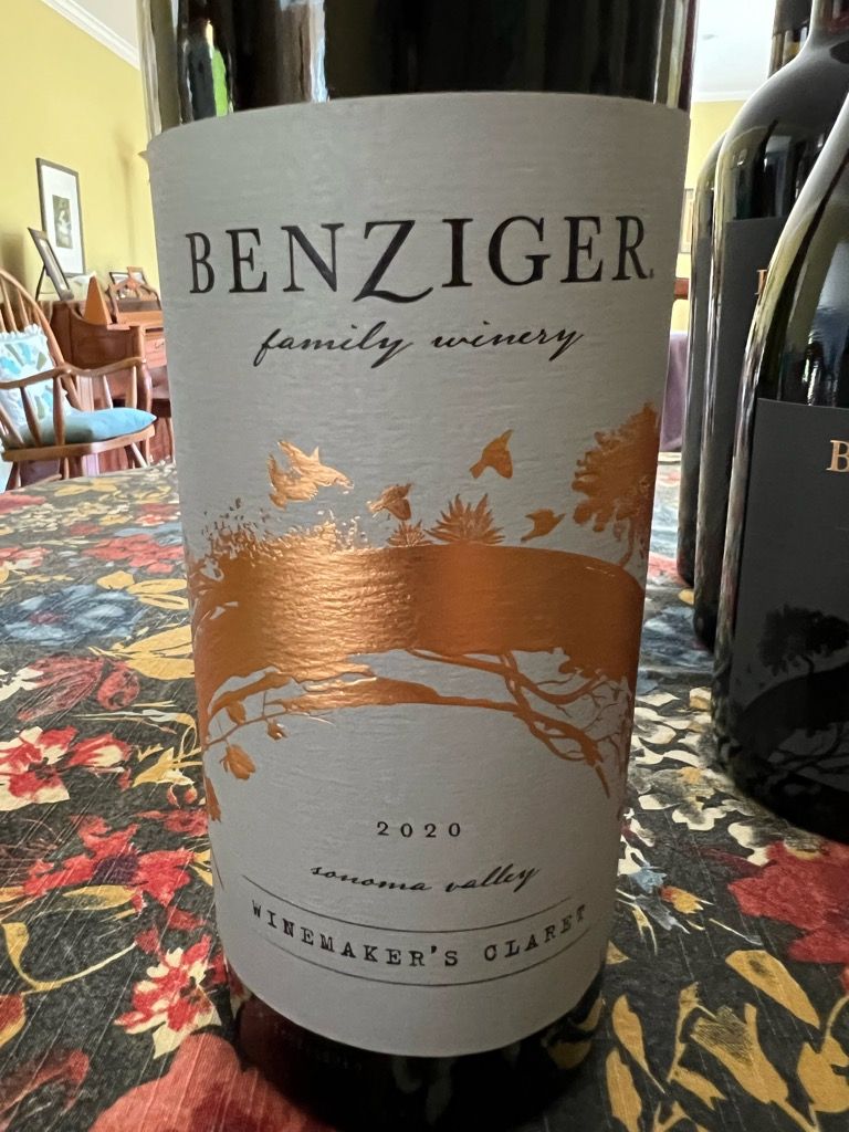 2020 Benziger Family Winery Winemaker's Claret Sonoma Valley, USA ...
