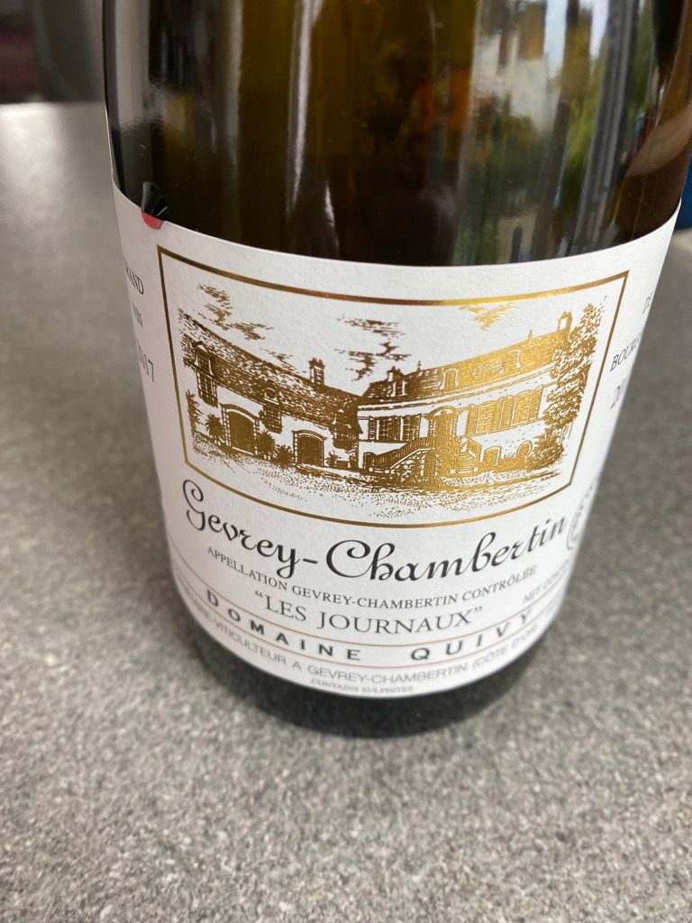 【空き瓶】Gevrey-Chambertin 1er Cru 2016 Serafin Pere et Fils Gevrey-Chambertin 1er Cru Les Cazetiers