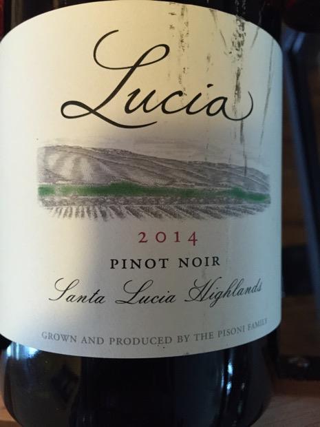 2014 Lucia Pinot Noir Santa Lucia Highlands, USA, California, Central ...