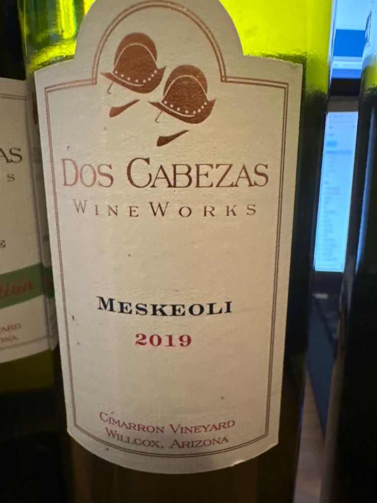 2021 Dos Cabezas Wine Works Meskeoli, USA, Arizona, Cochise County CellarTracker
