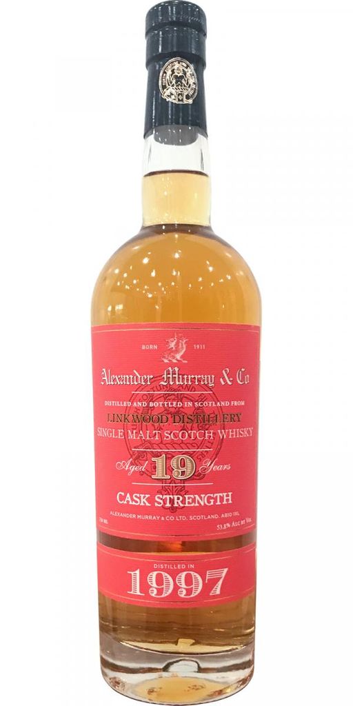 1997 Linkwood 19 Year Old Alexander Murray & Co. Cask Strength Bourbon