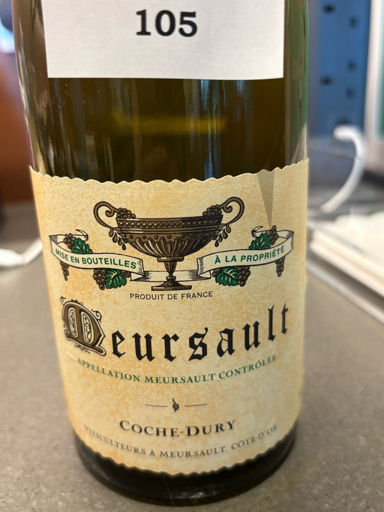 Coche-Dury Meursault 2017 白ワイン 2017 Coche-Dury Meursault - CellarTracker
