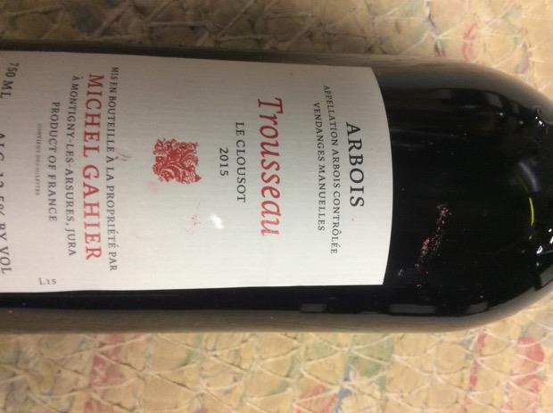 Michel Gahier Le Clousot Trousseau Arbois Rouge 2024 (750ml)