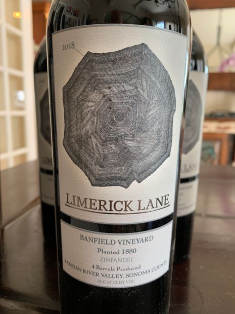 2018 Limerick Lane Zinfandel Banfield Vineyard, USA, California, Sonoma ...