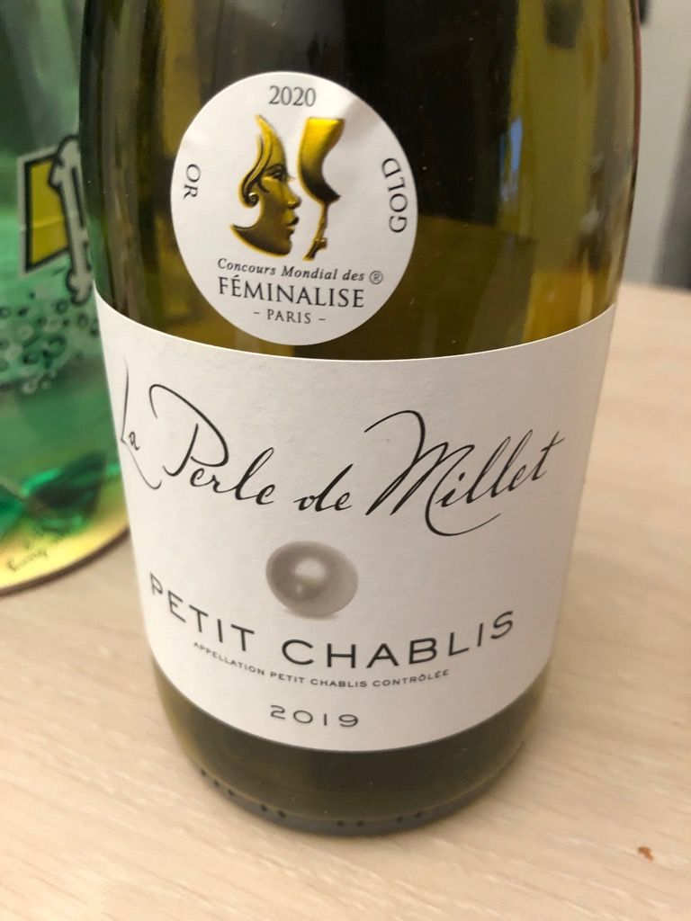 2020 Domaine Millet Petit Chablis La Perle de Millet, France, Burgundy