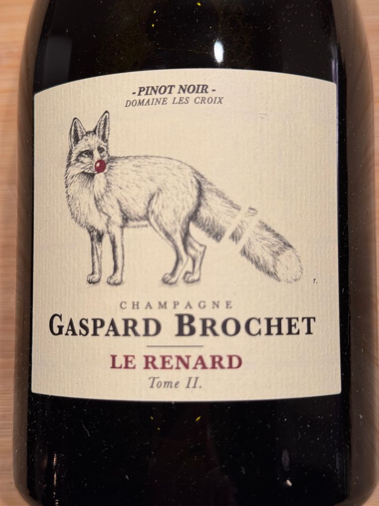 N.V. Gaspard Brochet Champagne Brut Nature Le Renard Tome II
