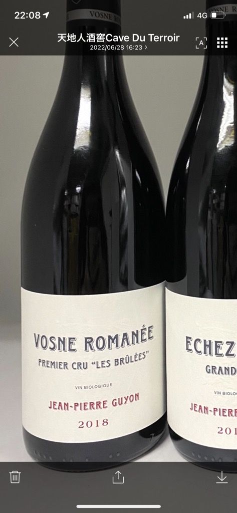 2016 Jean-Pierre Guyon Vosne-Romanée 1er Cru Les Brulées