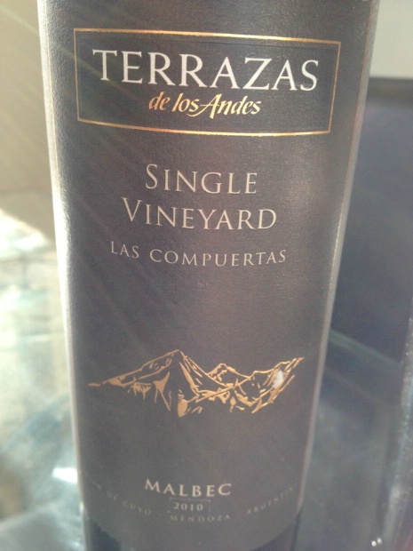 2010 Terrazas De Los Andes Malbec Single Vineyard Las