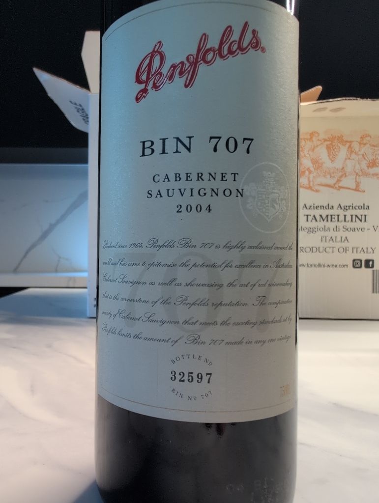 2004 Penfolds Cabernet Sauvignon Bin 707 - CellarTracker